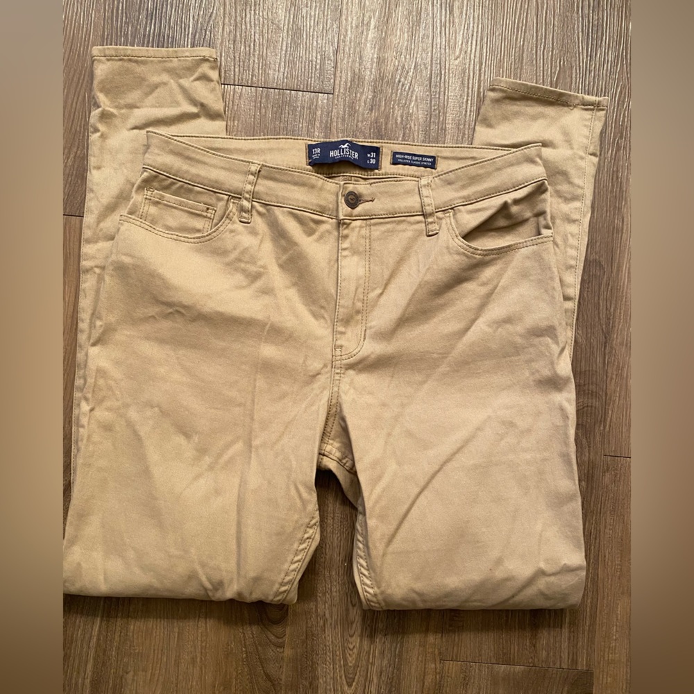 Womens hollister khaki pants